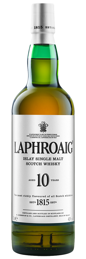 Laphroaig Islay Single Malt Scotch Whisky 10 Jahre - Laphroaig Distillery -